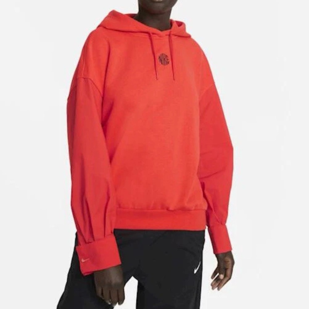 Women’s Plus Nike Sportswear Icon Clash Red Sweatshirt Sz 1X Just Do It